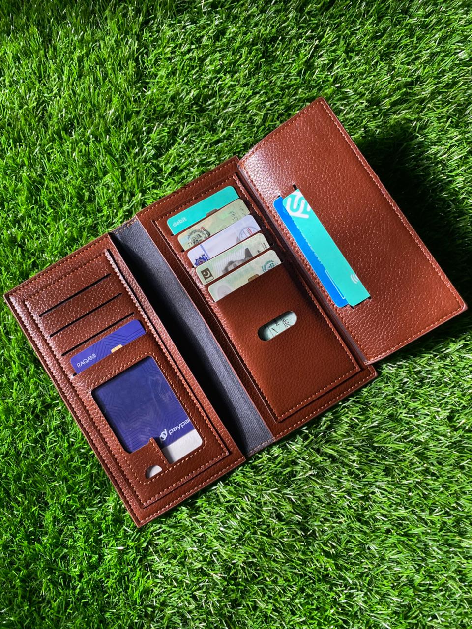 Binfa Premium Leather Long Wallet