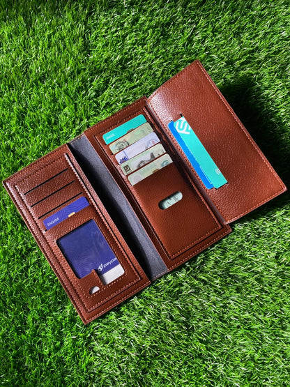Binfa Premium Leather Long Wallet