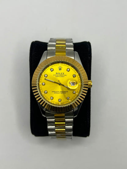 Rolex Oyster Perpetual Datejust Edition – Golden Dial