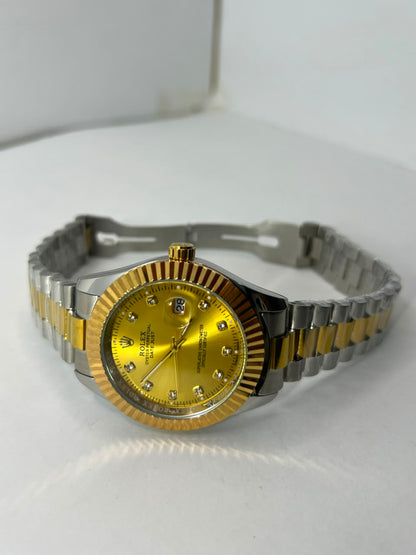 Rolex Oyster Perpetual Datejust Edition – Golden Dial