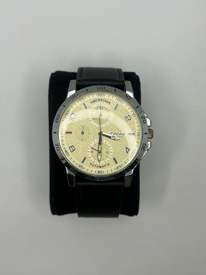 Luxury Automatic Chronograph Watch – Cream Dial