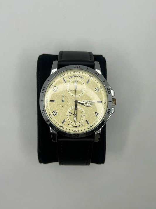 Luxury Automatic Chronograph Watch – Cream Dial