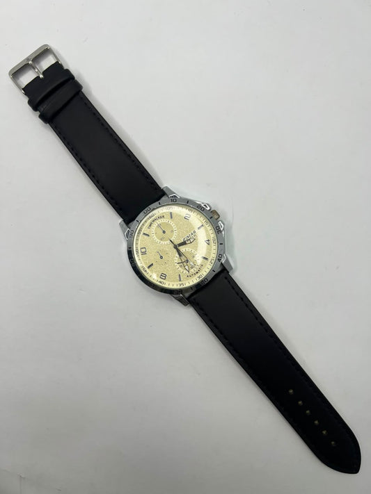 Luxury Automatic Chronograph Watch – Cream Dial