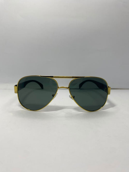 Luxury Gold Aviator Sunglasses – Gold Designer Style