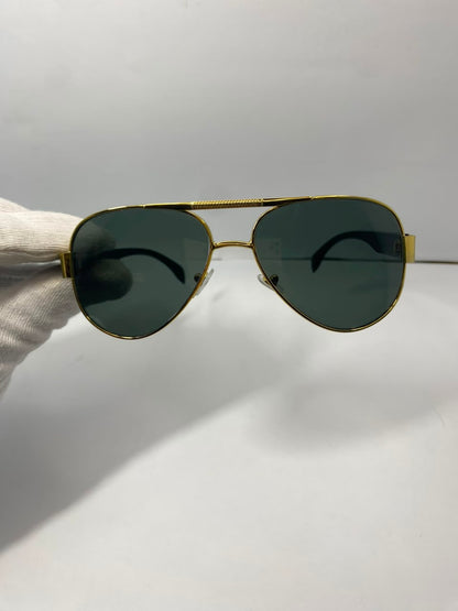 Luxury Gold Aviator Sunglasses – Gold Designer Style