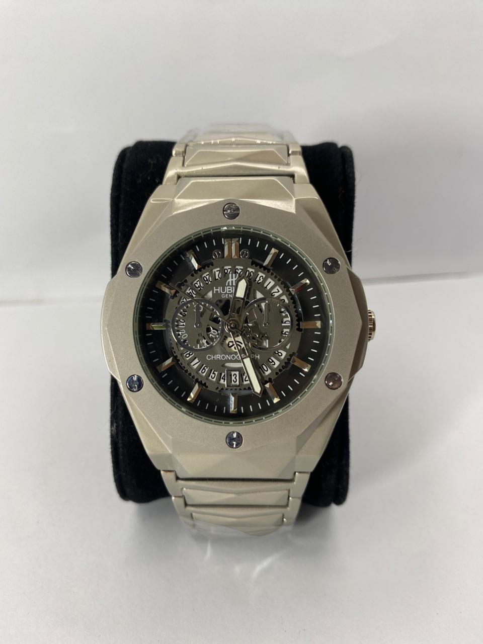 Hublot Classic Diamond Cut Skeleton Watch