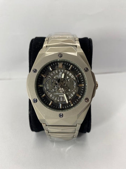 Hublot Classic Diamond Cut Skeleton Watch